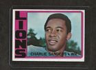 1972 Topps Football #60 Charlie Sanders, Detroit Lions, Ex!