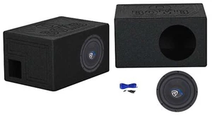 Subwoofer para automóvil Rockville K5 W8K5S4 8" 800 vatios 4 ohmios + caja de subcaja ventilada - Imagen 1 de 12