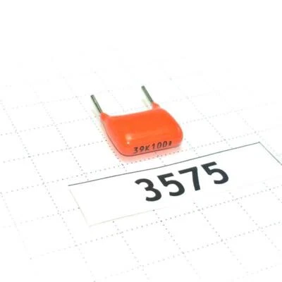 39nF 100V R7.5 10% Philips MKT367 полиэстер пленка оранжевый падение конденсатор 10шт - Изображение 1 из 3