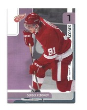 2002-03 In the Game Be A Player First Edition He Shoots He Scores Sergei Fedorov