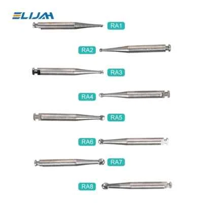 Fresas dentales de carburo de acero de tungsteno RA 1-8 para pieza de mano contra ángulo de baja velocidad A Foto 1 de 4