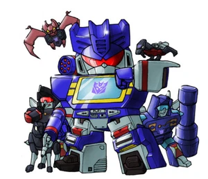 Pegatinas de calcomanía de vinilo Transformers Soundwave de 3""-6 - Imagen 1 de 1