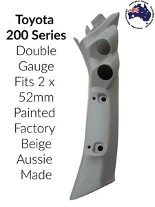 Traje de vaina de pilar calibre 2 serie 200 Toyota Landcruiser pintado beige de fábrica 52 mm - Imagen 1 de 3