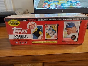 2007 TOPPS FACTORY SEALED set TARGET MICKEY MANTLE RELIC & cards that never were