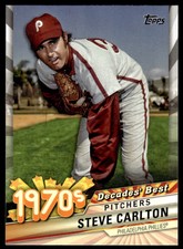2020 TOPPS DECADES' BEST STEVE CARLTON PHILADELPHIA PHILLIES #DB-36