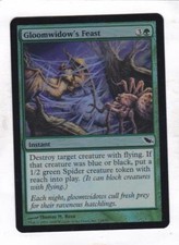 Magic: MTG: Shadowmoor: Foil: Gloomwidow's Feast