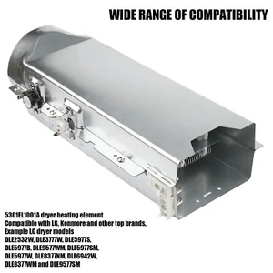 Conjunto de elemento calefactor secadora 5301EL1001J 5301EL1001A para LG 5301EL1001H EE. UU. - Imagen 1 de 12