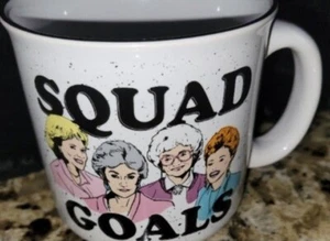 The Golden Girls Squad Goals Ceramic 20oz Coffee Mug Betty White Bea Arthur - Picture 1 of 2