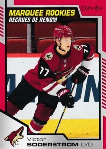 2020-21 O-Pee-Chee Update Marquee Rookies Red Border VICTOR SODERSTROM #636 OPC - Picture 1 of 1