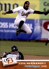 2007 Bowie Baysox Grandstand 14 Luis Hernandez Quibor Venezuela VZ Baseball Card