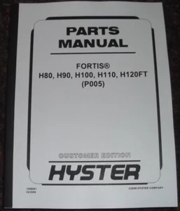 HYSTER H80FT H90FT H100FT H110FT H120FT FORKLIFT PARTS BOOK MANUAL CATALOG P005 - Picture 1 of 12