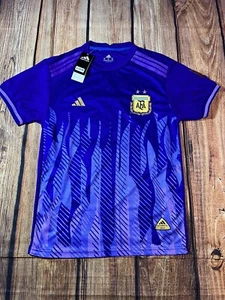 Argentina Away Authentic Sz XL Slim Fit Jersey 2022 World Cup New Futbol Soccer - Picture 1 of 9