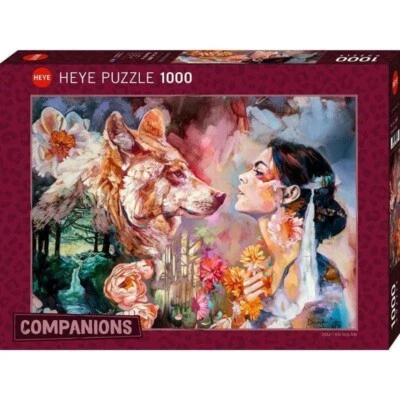 HEYE PUZZLE 1000 PEZZI DIMITRA MILAN COMPANIONS SHARED RIVER 70x50cm ART 29960 - Immagine 1 di 2