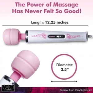 Wand Essentials 7-Speed Vibrating Massager Full Body Massage TPR Free US S&H New - Picture 1 of 16