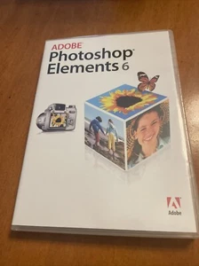 Adobe Photoshop Elements 6 Software - W/ Product Code See Pics - Picture 1 of 3