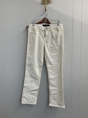 Pantalones Calvin Klein Para Mujer 10 Gris Pana Pantalones Pierna Recta Calce Regular Foto 1 de 4