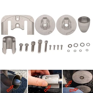 CMBRAVO3KITA for Mercury Bravo 3 Stern Drives 2004 &Up Aluminum Anode Kit - Picture 1 of 9