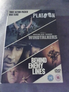 Modern War Collection - Platoon /Windtalkers / Behind Enemy Lines DVD (2002) - Foto 1 di 24