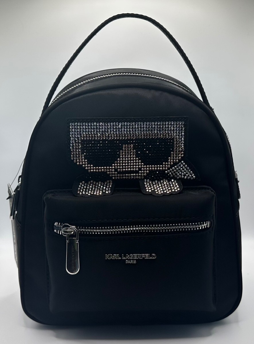 KARL LAGERFELD 黒 リュック・バックパック レディース バックパック | KARL LAGERFELD