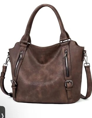 CLUCI Purses for Women Vegan Leather Handbags Tote Purse Shoulder Bag Large Ladi - Image 1 of 4