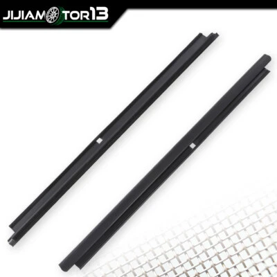 Fit For Chevy GMC Cadillac Truck Pair Outer Window Sweep Felt Rear Sealing Strip - Image 1 of 4