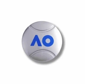 333651 AUSTRALIAN OPEN 2024 AO SILVER TENNIS BALL METAL LAPEL PIN BADGE - Picture 1 of 1