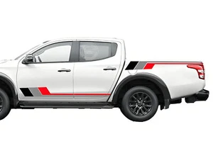 Racing Stripe Graphics Car Sticker For Isuzu D-max Trunk Side Door Decals Vinyl - Foto 1 di 9