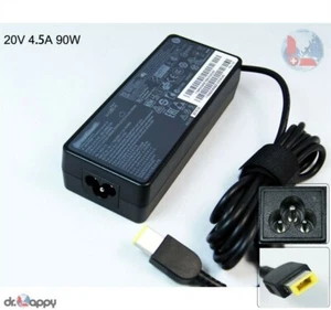 Lot of 3 Lenovo 90W AC Adapter Charger Square USB Slim tip 4.5A Bulk Wholesale - Picture 1 of 6
