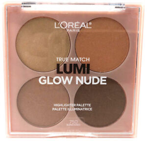 Loreal True Match Lumi Glow Nude Highlighter Palette New Unused 750 - Sunkissed