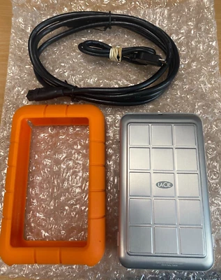 LaCie 2TB Rugged USB 3.0 & FireWire Portable External HDD - LAC9000489 - RUFWU3B - Image 1 of 3