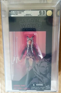 2016 Hasbro Star Wars Ahsoka Tano Black Series AFA 9.0 90 U Uncirculated Rebels - Picture 1 of 2