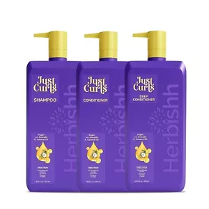 Just Curl Triple Nourish Hair Care Kit - Herbishh - Picture 1 of 9