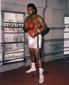 20) Muhammad Ali Clay Signiert Box Champion Unterschrift Foto Autogramm signed - Bild 1 von 11