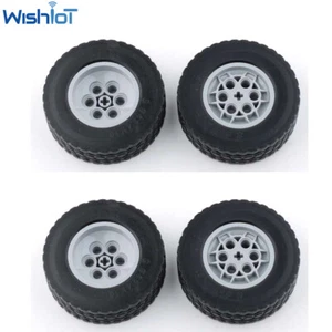 4PCS MOC Car Wheels 62.4*20mm Tyres 32019+86652 Building Blocks Tires - Picture 1 of 2