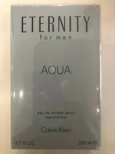 ETERNITY FOR MEN AQUA 6.7FL.OZ (200ML) BY CALVIN KLEIN EAU DE TOILETTE - Picture 1 of 3