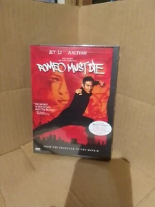 Romeo Must Die DVD 2000 Jet Li  Aaliyah  New Sealed Snapcase Promotional Copy - Foto 1 di 4