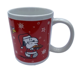 Taza de té de café de Navidad Snoopy Charlie Brown 2011 Galerie Woodstock Peanuts - Imagen 1 de 7
