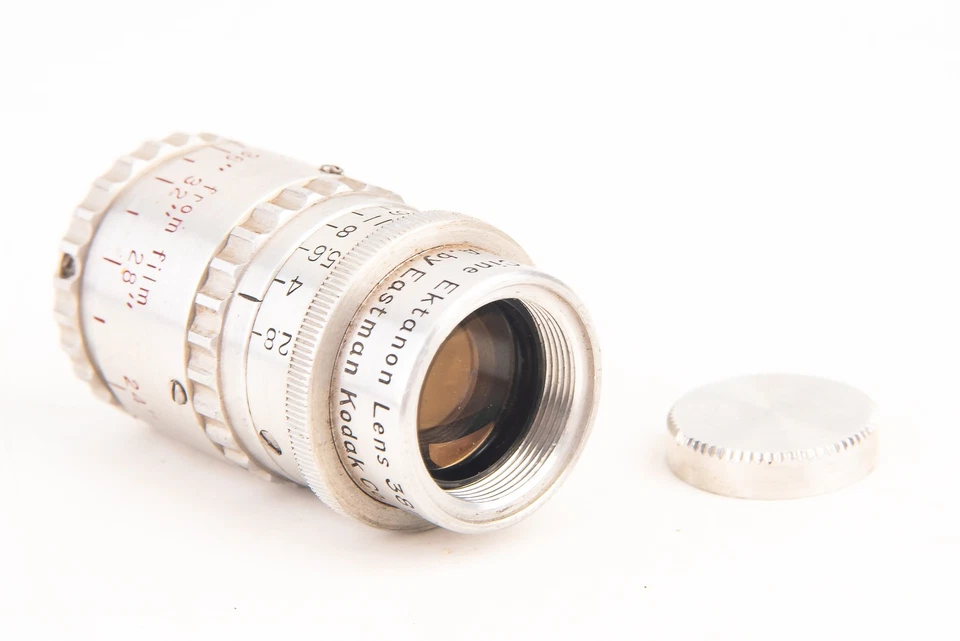 D Mount Kodak Cine Ektanon 38mm f/2.8 Chrome Lumenized Cine Lens Vintage V21 - Image 1 of 4