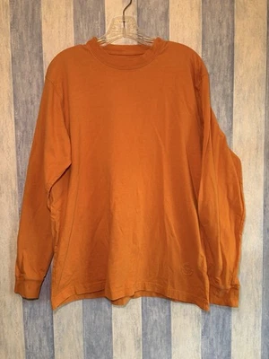 The Territory Ahead 橙色中号长袖套衫 T 恤棉质户外 — 第 1/4 张图片