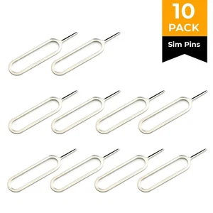 10x Universal Sim Pin Tool for Most Mobile Phones - Apple Samsung Google | FPC - Picture 1 of 5