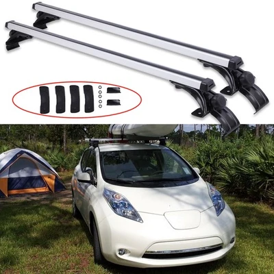For Nissan LEAF 2011-2025 48" Top Roof Rack Cross Bars Cargo Luggage Carrier - Image 1 of 4
