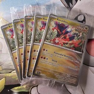 Koraidon EB Games Stamped Promo 119/162 Sealed X5 - Picture 1 of 3