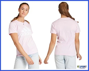 T-Shirt ADIDAS da Donna Maglia Maglietta Manica Corta Tshirt Cotone Rosa S - Foto 1 di 10
