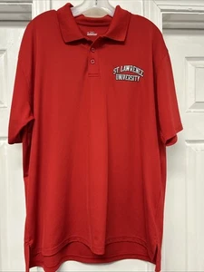 St. Lawrence University Saints Polo Shirt Mens L XL SLU Hockey NCAA New York GUC - Picture 1 of 9
