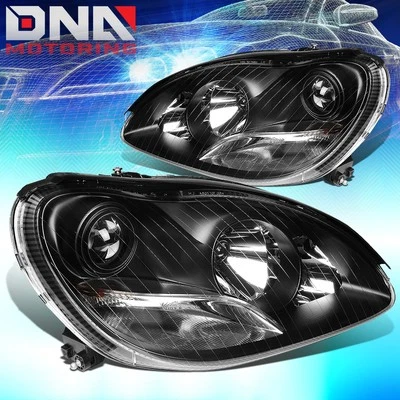 FOR W220 00-06 MERCEDES BENZ S-CLASS PROJECTOR BLACK SIDE CORNER+FOG HEADLIGHT - Image 1 of 4