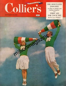 1948 Colliers October 23 - Cheerleaders; Bullfighting; Chesley Bonestell space - Picture 1 of 1