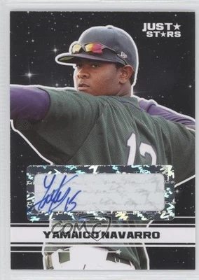 2008 Just Minors Just Stars Black Edition Auto /25 Yamaico Navarro #65 Auto - Image 1 of 2