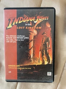 Commodore 64 Spiel Indiana Jones Im verlorenen Königreich 1984 Handbuch - Bild 1 von 9