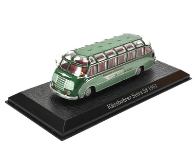 1:72 Edicola Kässbohrer Setra S8 1951 Autobus ED7163134 Modellino - Immagine 1 di 3