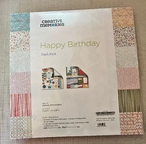 Creative Memories HAPPY BIRTHDAY  12x12" 24pc Stack Pack Paper Scrapbook - Picture 1 of 2